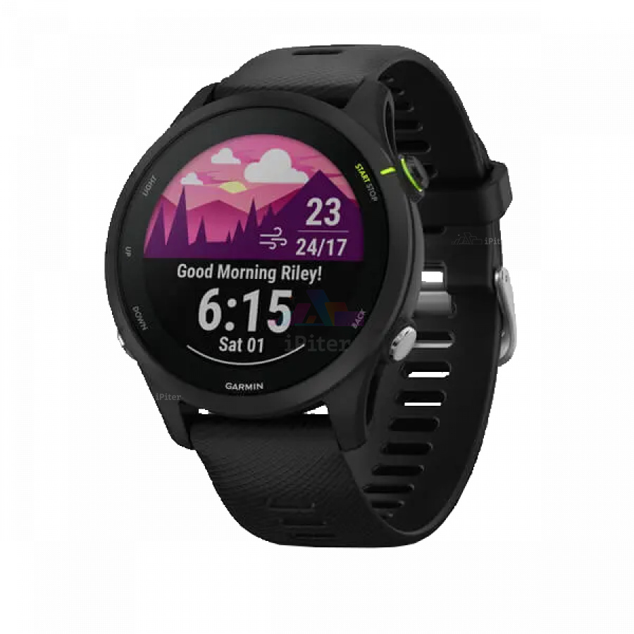 Фото Купить Умные часы Garmin Forerunner 255 Чёрный (010-02641-30) по низкой цене в