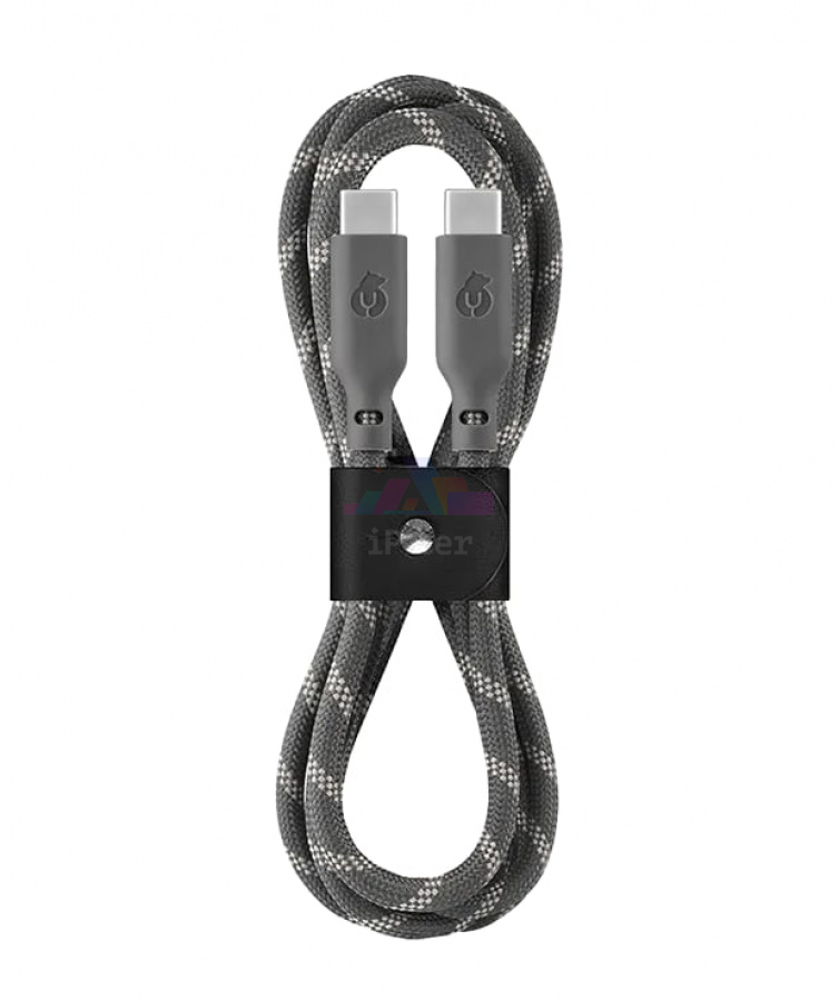 Фото Кабель uBear Trend Cable USB-C to USB-C 1.2м (Серый), Серый