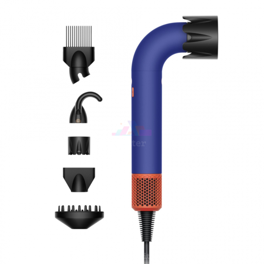 Фото Купить Фен Dyson Supersonic R Pro HD18 Vinca Blue/Topaz (5 насадок) (522266-01) EU по низкой цене в