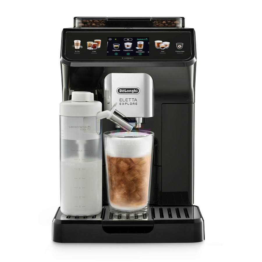 Фото Купить Кофемашина DeLonghi Eletta Explore ECAM450.65.G по низкой цене в
