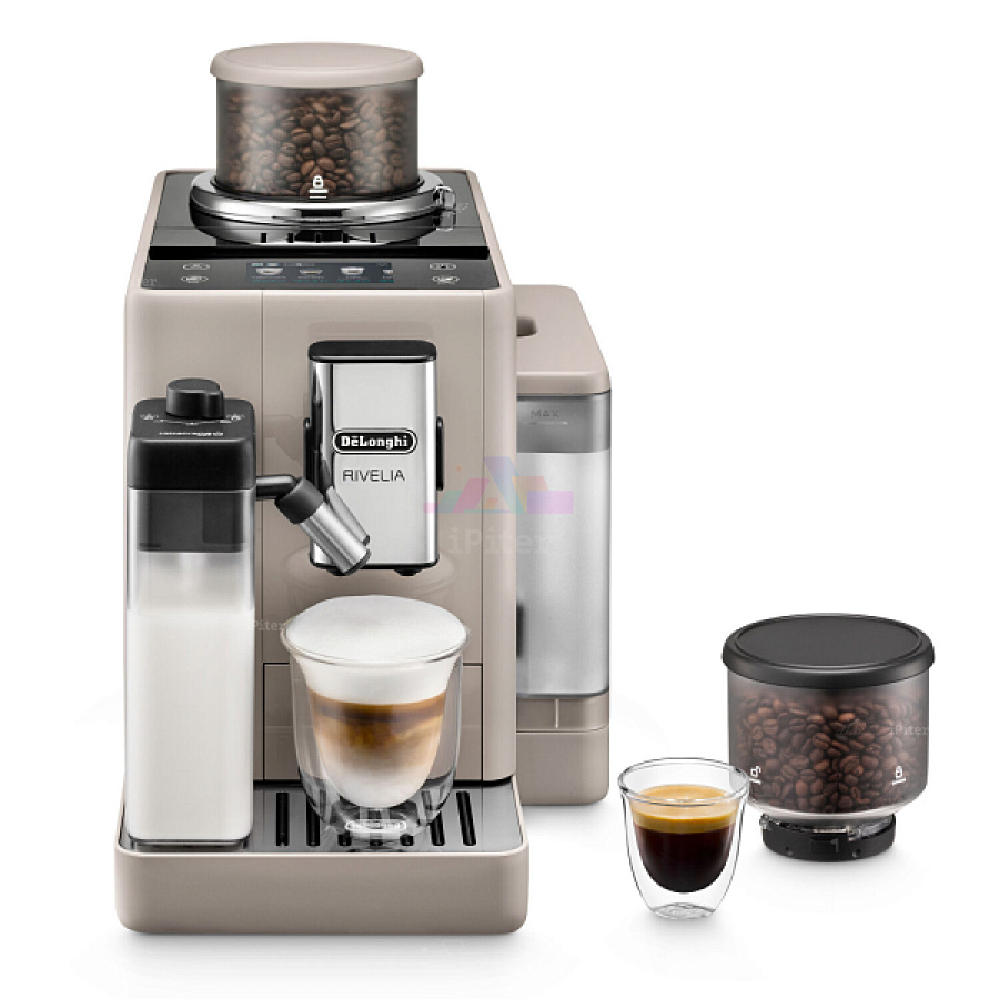 Фото Купить Кофемашина Delonghi Rivelia Perfetto EXAM 440.55.BG Бежевый по низкой цене в