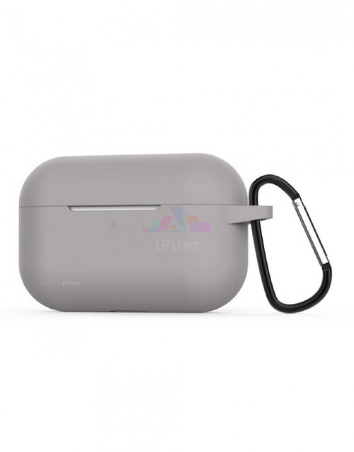 Фото Чехол Devia silicone case для Apple AirPods Pro (Серый), Серый