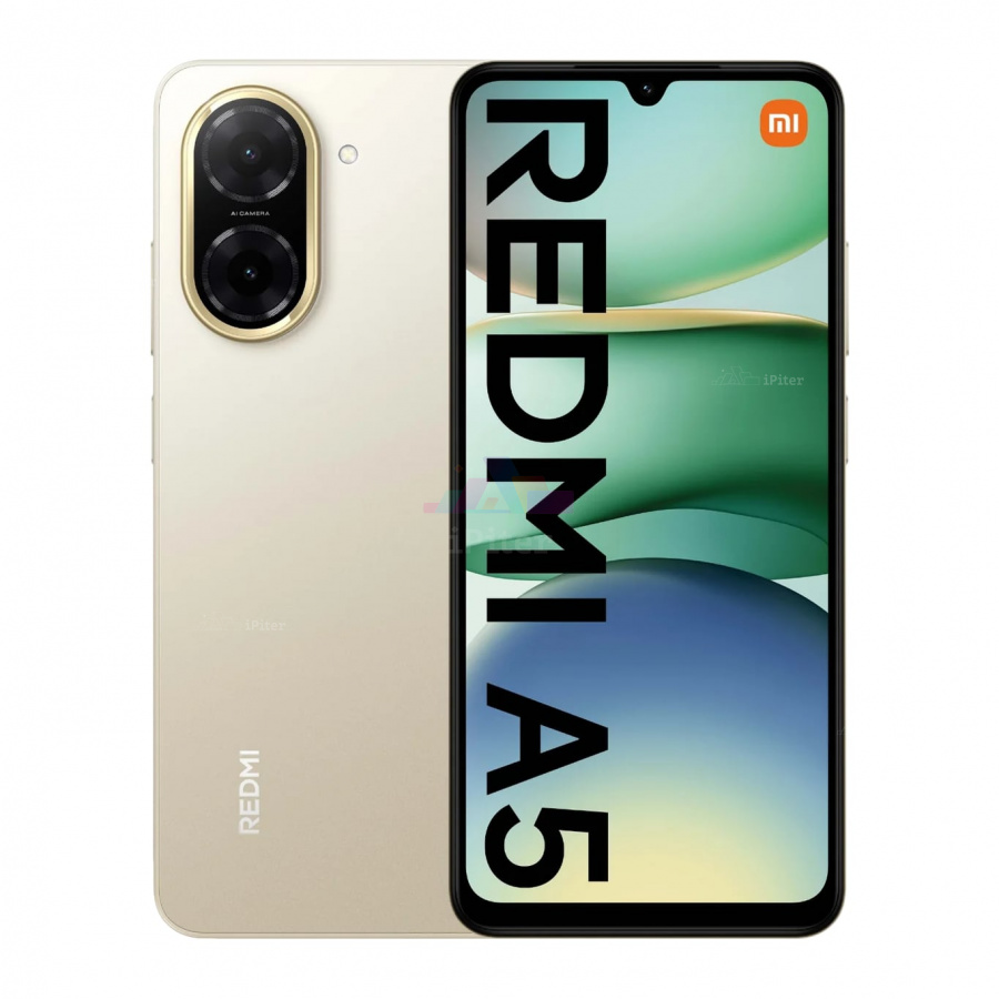 Фото Купить Смартфон Xiaomi Redmi A5 4Gb/128Gb (Gold) Nano-Sim + Nano-Sim по низкой цене в
