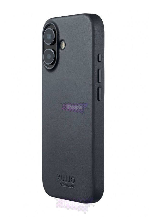 Фото Купить Чехол Mujjo Leather with MagSafe для iPhone 17 (Basalt) по низкой цене в