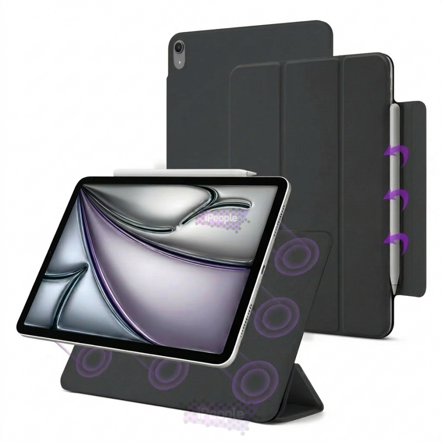 Фото Купить Чехол Selonica Magnetic Folio для iPad Air 6/7/8 11'' (Графитовый) по низкой цене в