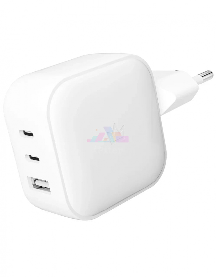 Фото Купить Сетевое зарядное устройство VLP G-Charge 65W 2-USB-C + USB-A (Белый) по низкой цене в