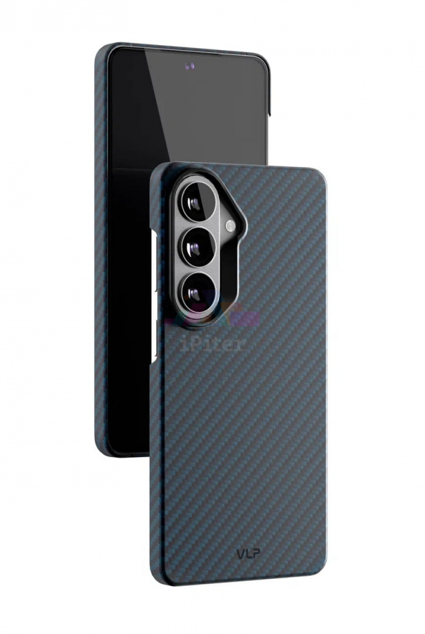 Фото Купить Чехол VLP Kevlar Case для Samsung Galaxy S26 (Синий) по низкой цене в