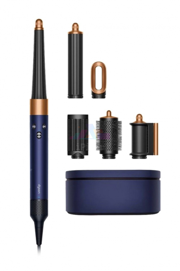 Фото Купить Стайлер Dyson Airwrap i.d. HS08 Prussian Blue/Rich Copper (6 насадок) по низкой цене в