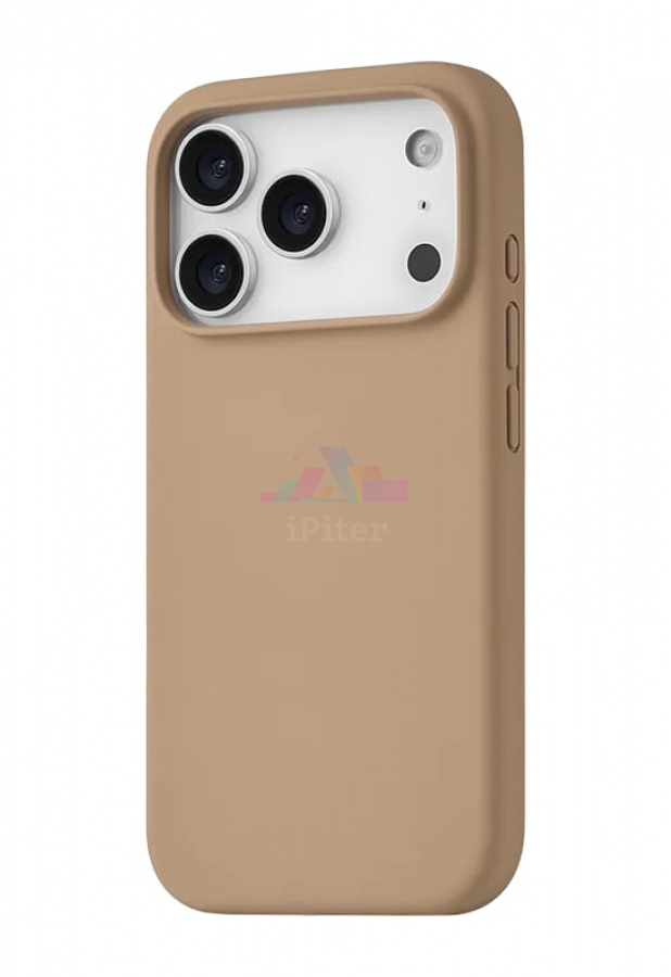 Фото Купить Чехол uBear Touch case with MagSafe для iPhone 17 Pro (Коричневый) по низкой цене в