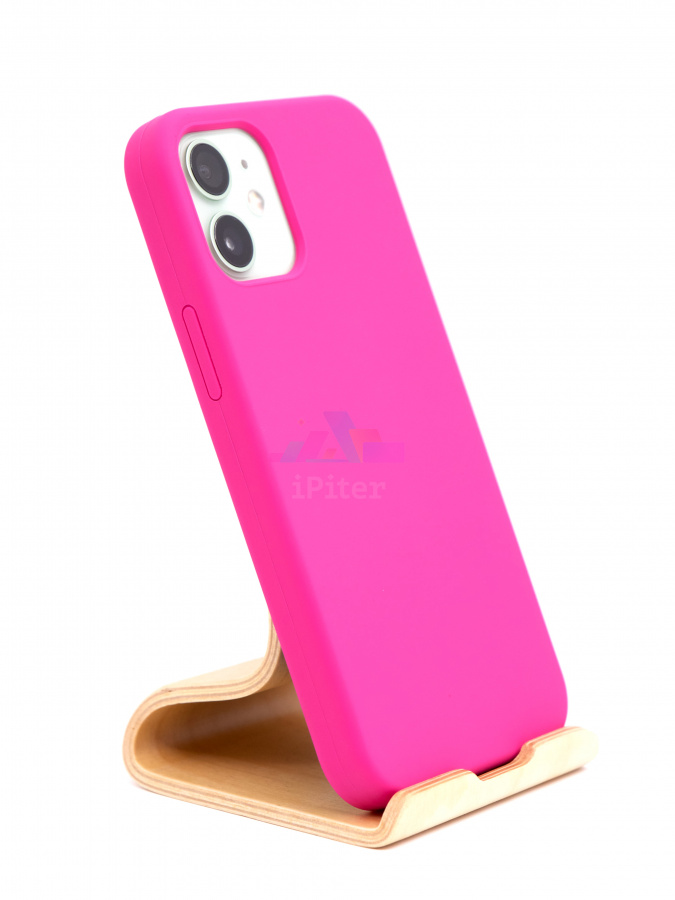 Фото Силиконовый чехол Candy для iPhone 12 mini, Розовый
