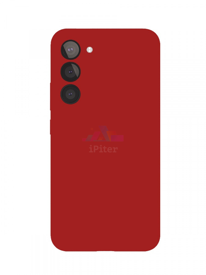 Фото Купить Чехол VLP Silicone case для Samsung Galaxy S23 Красный по низкой цене в