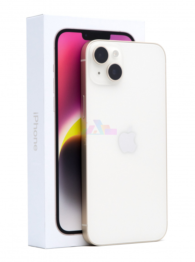 Фото Купить Apple iPhone 14 Plus 128Gb<br> Starlight (Сияющая звезда) eSim + eSim по низкой цене в