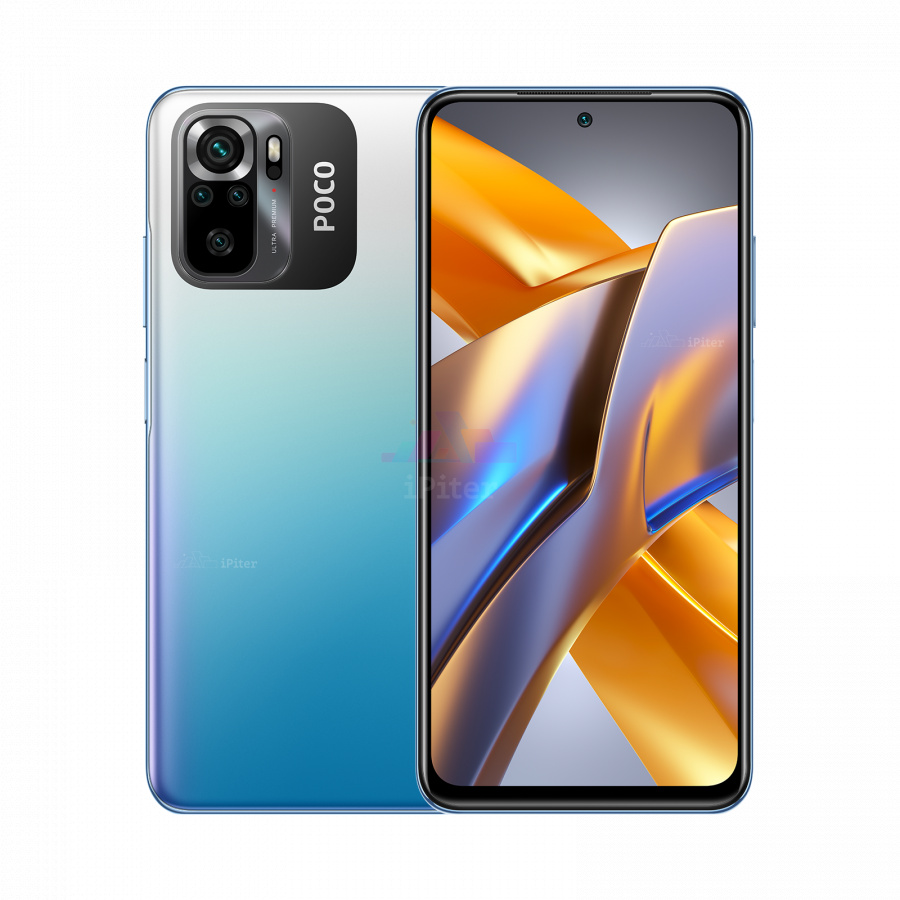 Фото Купить Смартфон Xiaomi Poco M5s 8Gb/256Gb (Синий) Global по низкой цене в