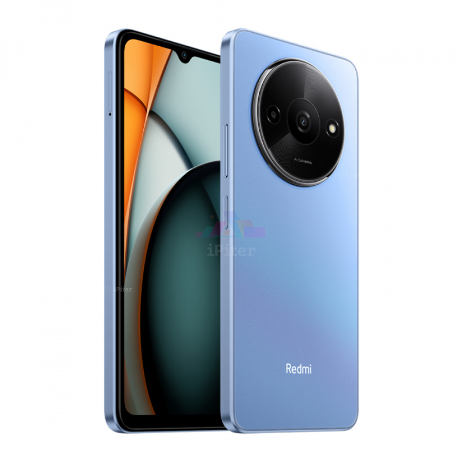 Фото Купить Смартфон Xiaomi Redmi A3 3Gb/64Gb (Голубой) Nano-Sim + Nano-Sim по низкой цене в