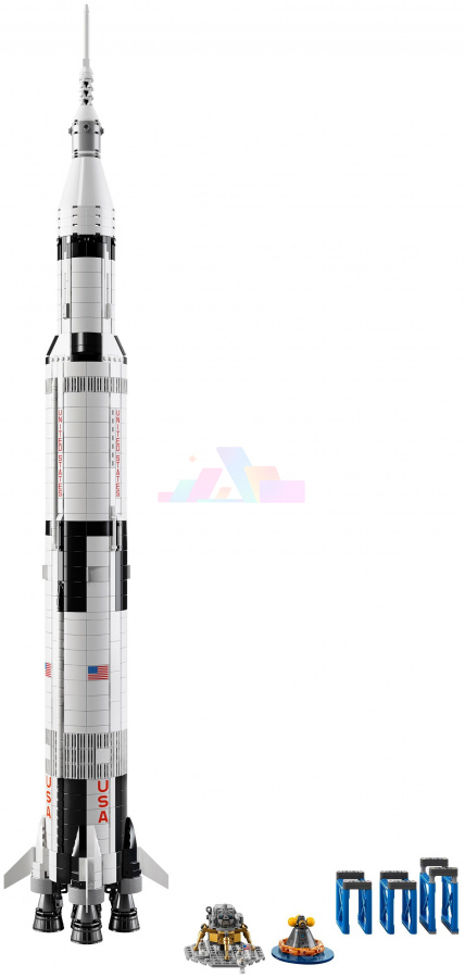 Фото Купить LEGO Ideas 92176 (21309) Ракетно-космическая система НАСА «Сатурн-5-Аполлон» по низкой цене в