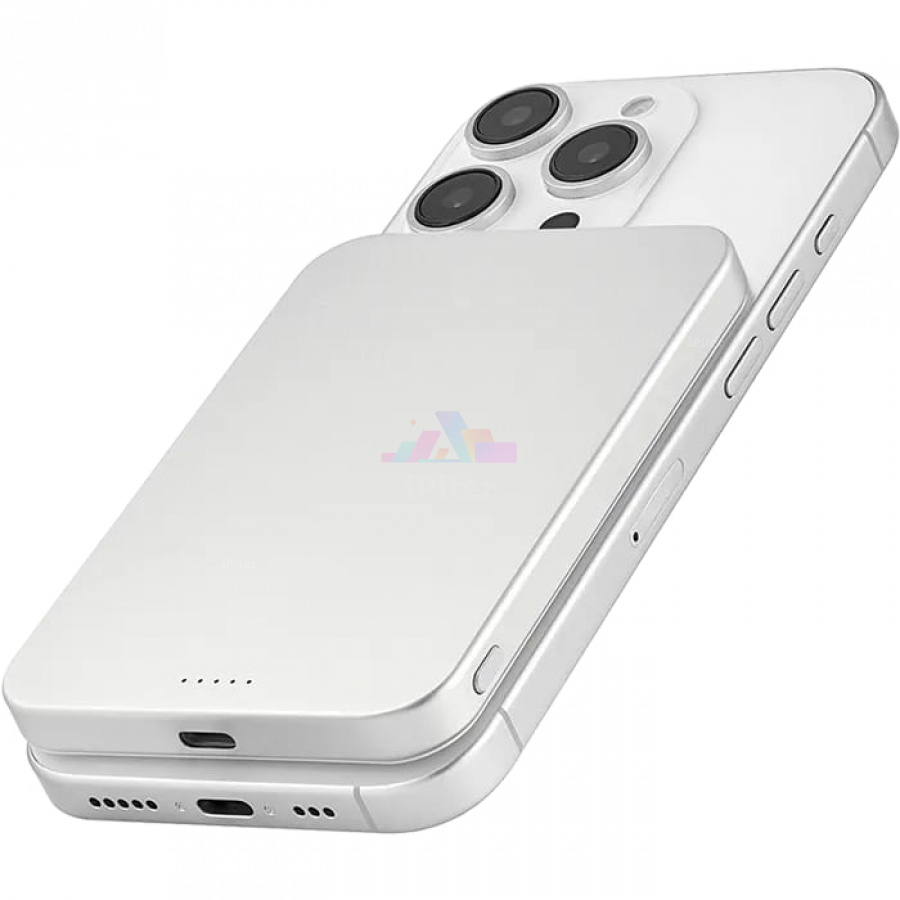 Фото Внешний аккумулятор uBear Slide MagSafe 5000 mAh (Белый), Белый