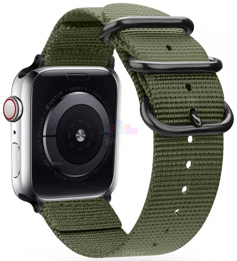Фото Купить Ремешок Tech-Protect Scout для Apple Watch 44 / 45 / 46 мм (Зелёный) по низкой цене в