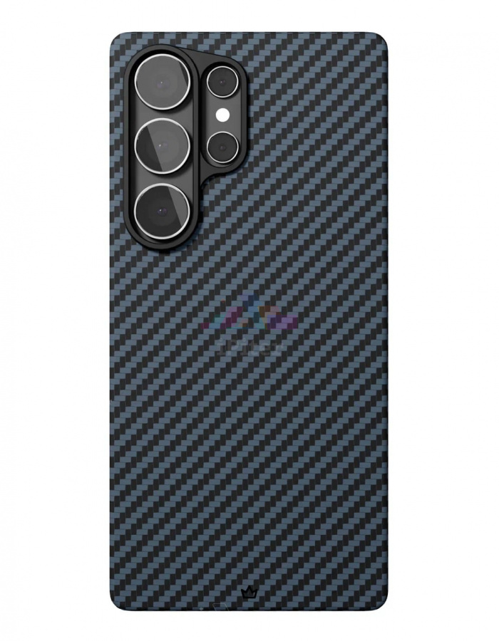 Фото Купить Чехол VLP Kevlar Case для Samsung Galaxy S25 Ultra (Синий) по низкой цене в