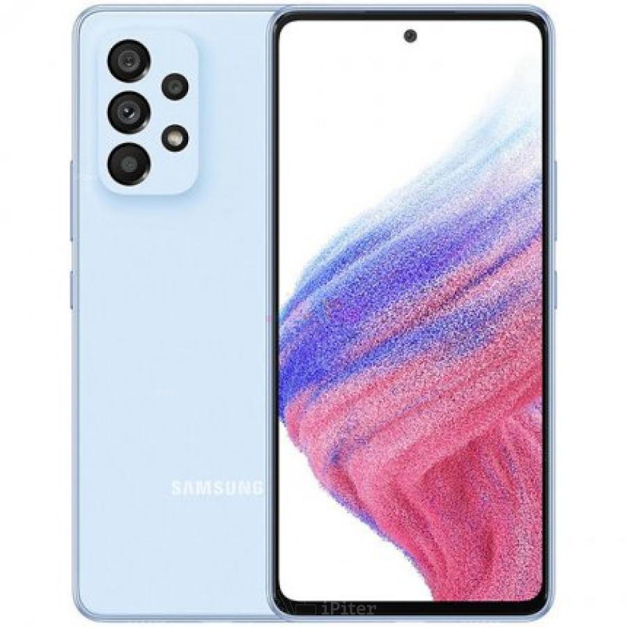 Фото Купить Смартфон Samsung Galaxy A53 5G 8Gb/128Gb (Голубой) SM-A536 по низкой цене в