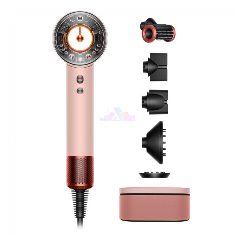 Фото Купить Фен Dyson Supersonic Nural HD16 Kanzan Pink (5 насадок) по низкой цене в