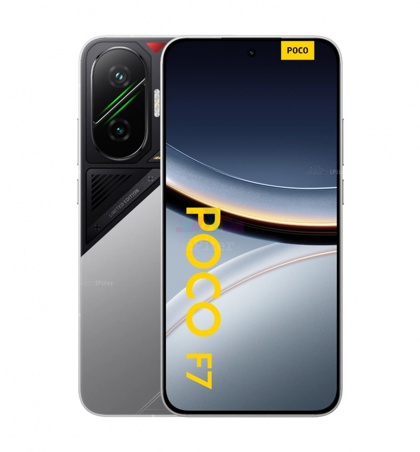 Фото Купить Смартфон Xiaomi Poco F7 12Gb/512Gb (Silver) Nano-Sim + Nano-Sim по низкой цене в