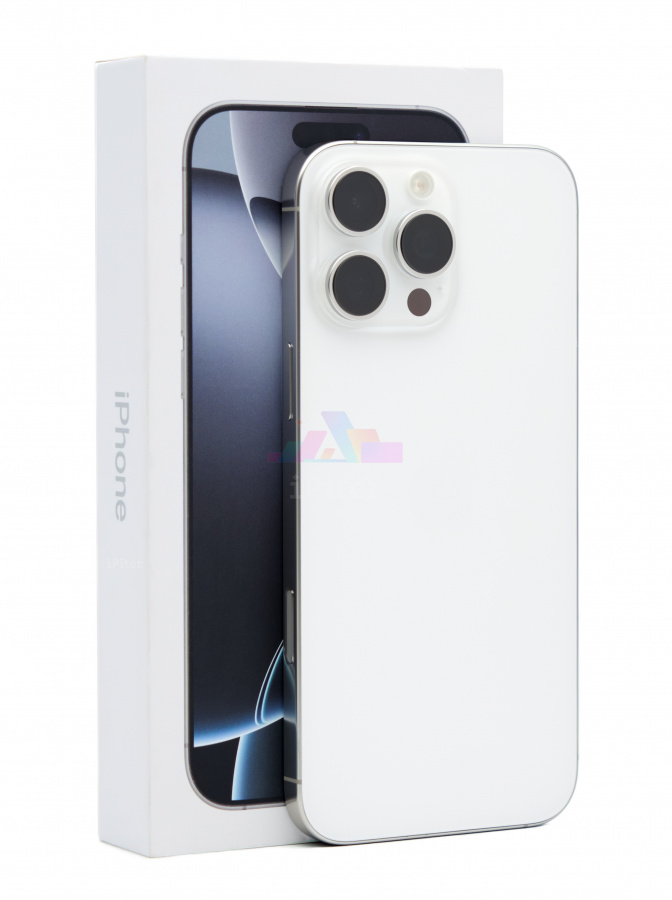 Фото Купить Apple iPhone 16 Pro Max 1Tb <br> White Titanium (Белый титан) eSim + eSim по низкой цене в