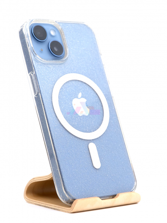 Фото Чехол VLP Starlight case with MagSafe для iPhone 14, Прозрачный