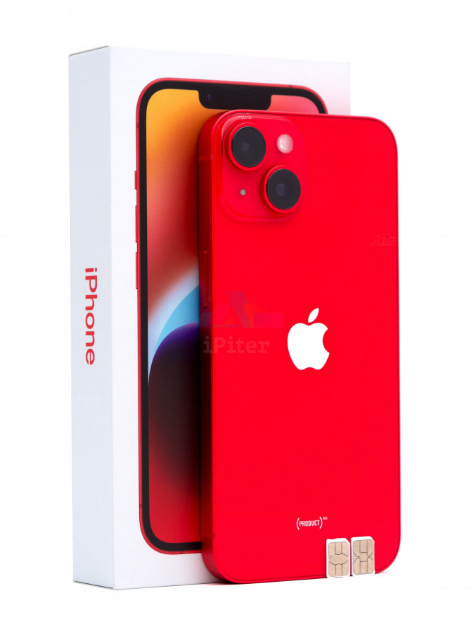 Фото Купить Apple iPhone 14 256Gb <br> Red (Красный) Nano-Sim + Nano-Sim по низкой цене в