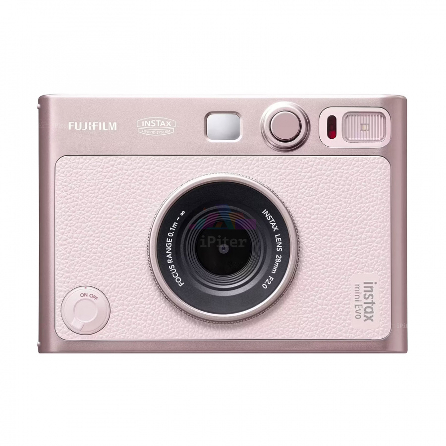 Фото Купить Фотоаппарат моментальной печати Fujifilm Instax Mini Evo (Розовый) по низкой цене в