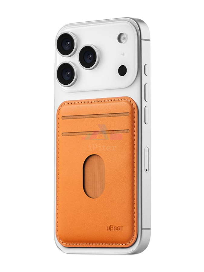 Фото Купить Кардхолдер uBear Split Geo with MagSafe (Оранжевый) по низкой цене в