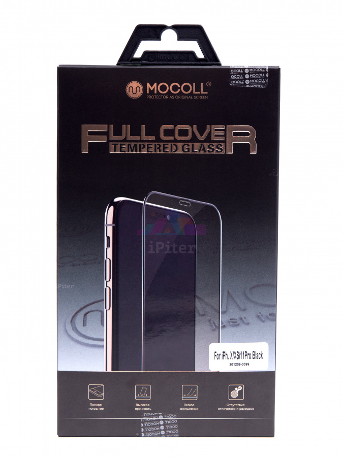 Фото Купить Защитное 3D стекло Mocoll для iPhone 11 Pro / XS / X (Глянцевое) по низкой цене в