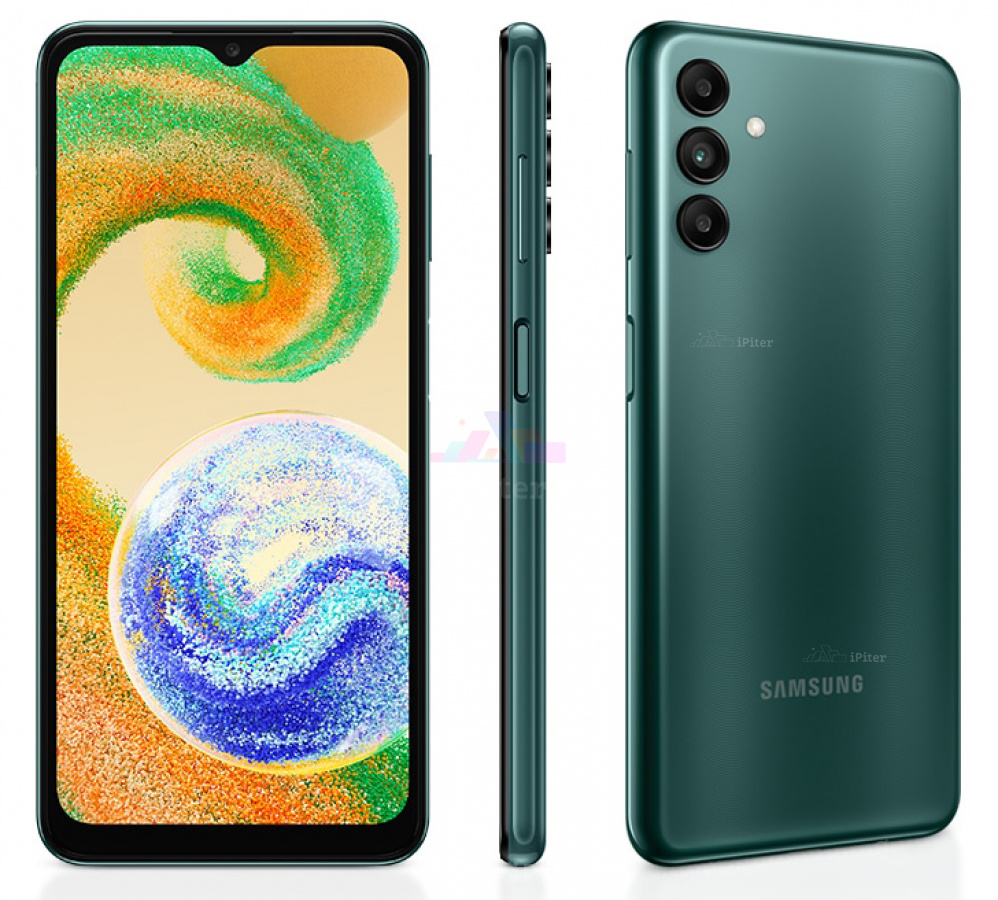 Фото Купить Смартфон Samsung Galaxy A04s 4Gb/64Gb (Зелёный) по низкой цене в