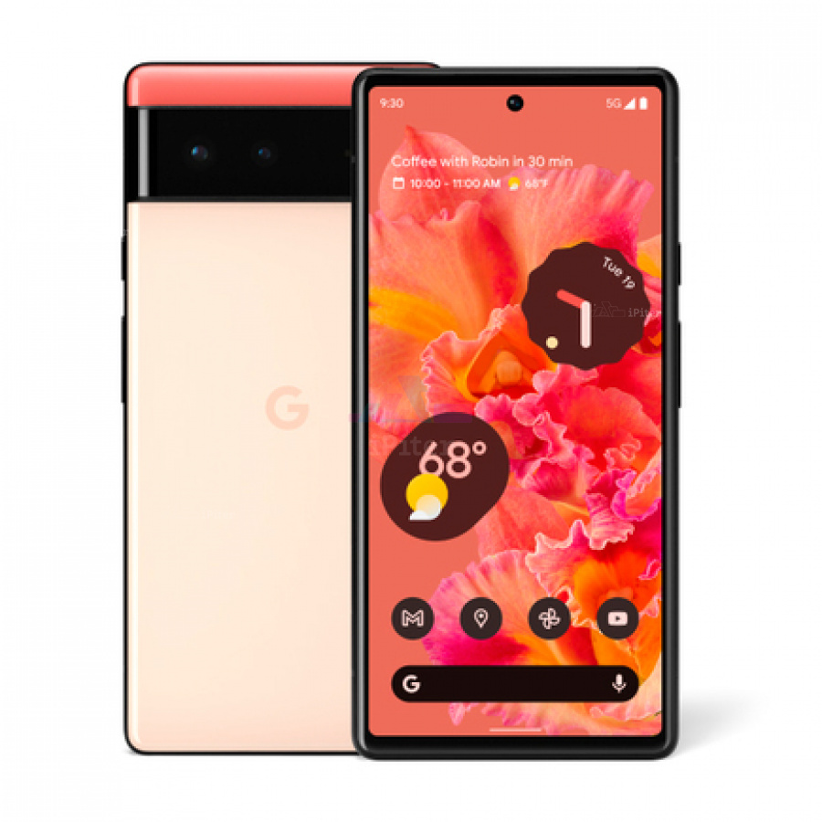 Фото Купить Смартфон Google Pixel 6 5G 8Gb/128Gb (Розовый) по низкой цене в