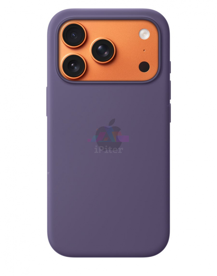 Фото Купить Чехол Apple Silicone Case with MagSafe для iPhone 17 Pro (Purple) MGFG4 по низкой цене в