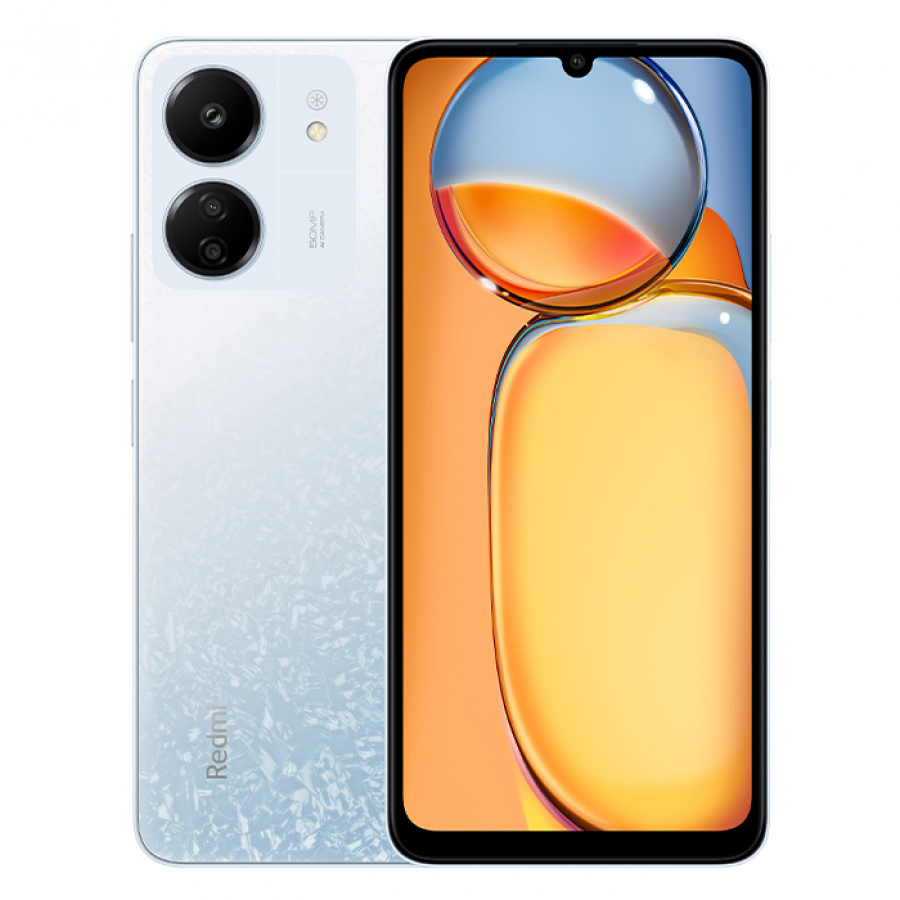 Фото Купить Смартфон Xiaomi Redmi 13C 4Gb/128Gb (Белый) Nano-Sim + Nano-Sim по низкой цене в