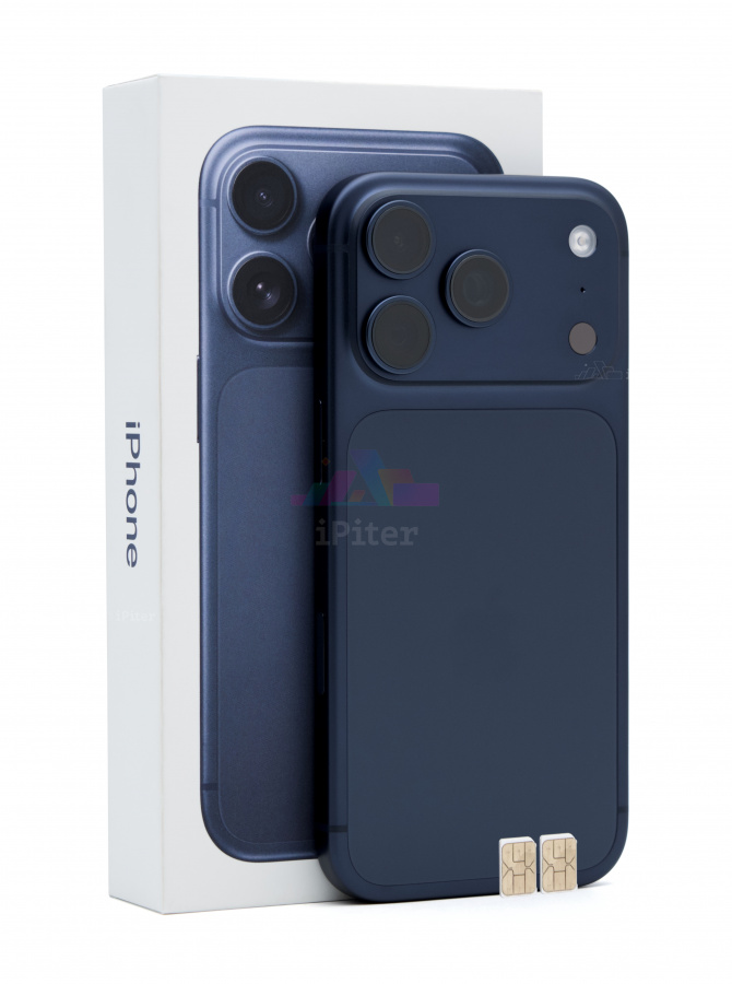 Фото Купить Apple iPhone 17 Pro 256Gb <br> Deep Blue (Тёмно-синий) Nano-Sim + Nano-Sim по низкой цене в