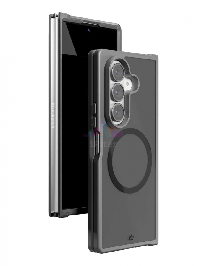 Фото Купить Чехол VLP Moon Case для Samsung Galaxy Z Fold 7 (Прозрачный) по низкой цене в