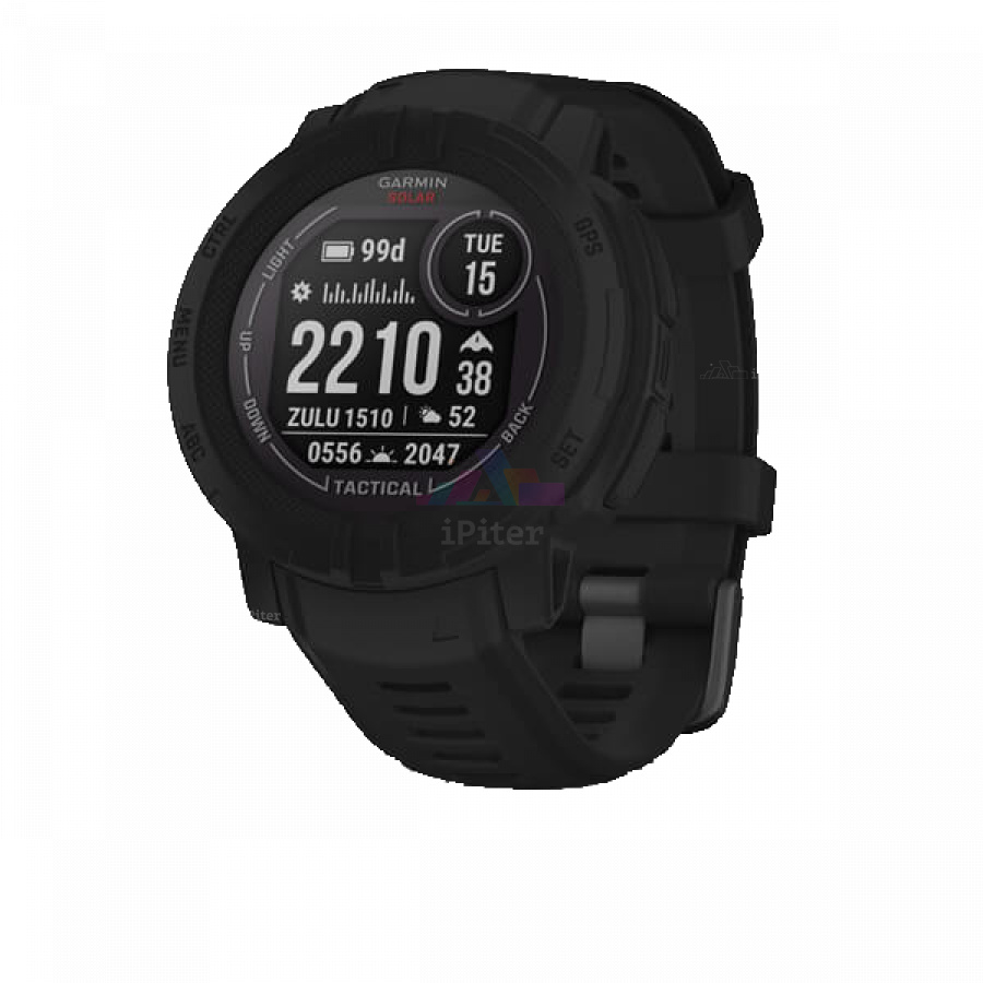 Фото Купить Умные часы Garmin Instinct 2 Solar Tactical Чёрный (010-02627-03) по низкой цене в