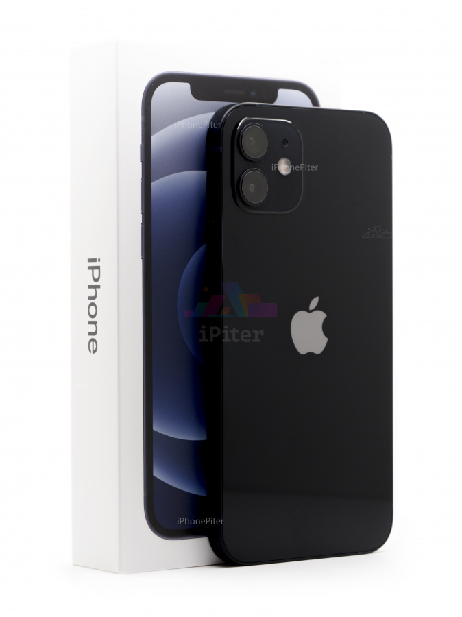 Фото Купить Apple iPhone 12 64Gb<br> Black (Чёрный) по низкой цене в