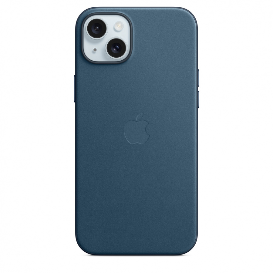 Фото Купить Чехол Apple FineWoven Case with MagSafe для iPhone 15 Plus MT4D3 (Тёмно-синий) по низкой цене в