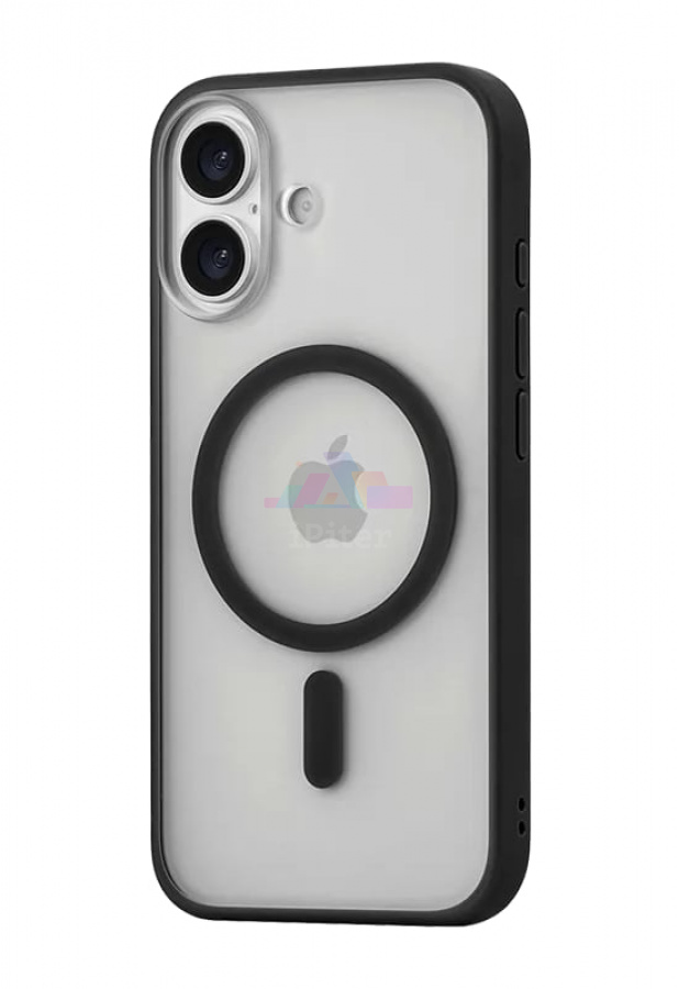 Фото Купить Чехол uBear Cloud case with MagSafe для iPhone 17 (Чёрный) по низкой цене в