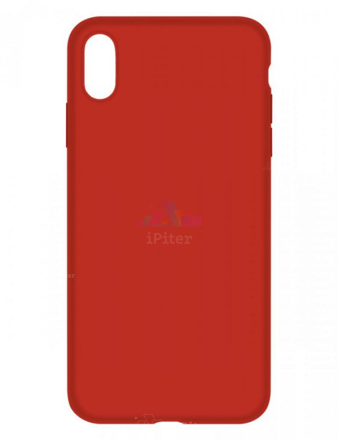Фото Чехол-накладка Devia Nature case Silicon Case для iPhone XS Max, Красный