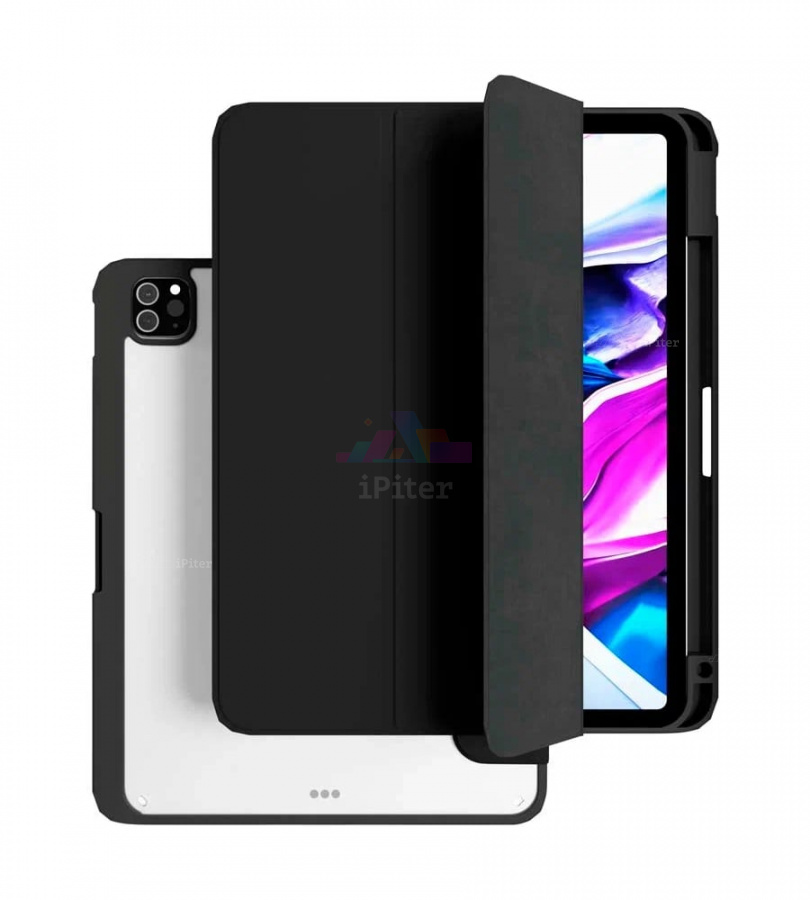 Фото Купить Чехол VLP Split Folio для iPad Pro (M4/M5) 11'' (Чёрный) по низкой цене в
