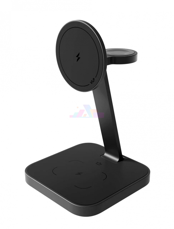 Фото Купить Беспроводная зарядка VLP Unity Power 3-in-1 for Samsung (Graphite) по низкой цене в