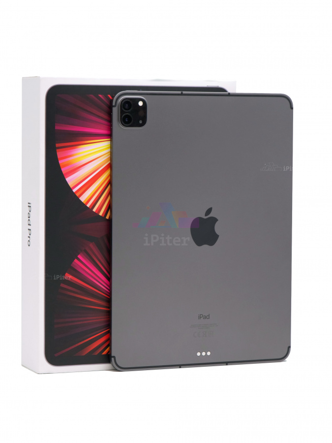 Фото Купить iPad Pro 2021 11 дюймов Wi-Fi + Cellular 256Gb Space Gray по низкой цене в