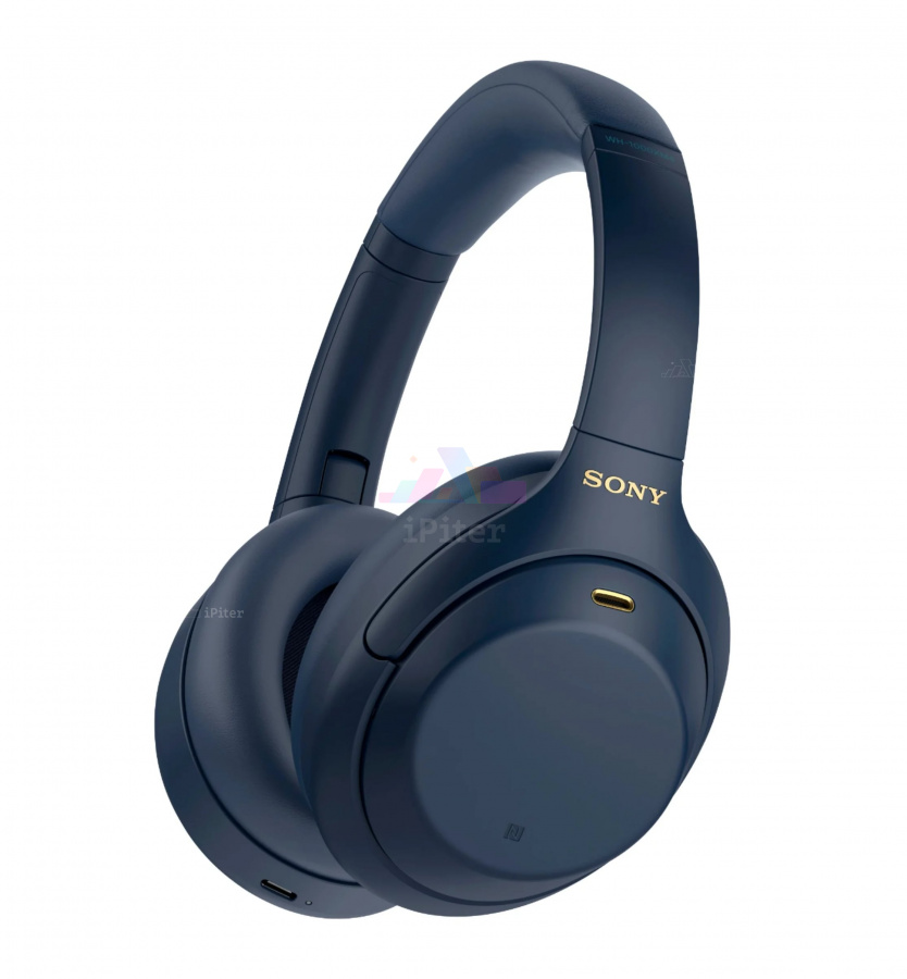 Фото Купить Наушники Sony WH-1000XM4 Wireless Headphones (Синий) по низкой цене в