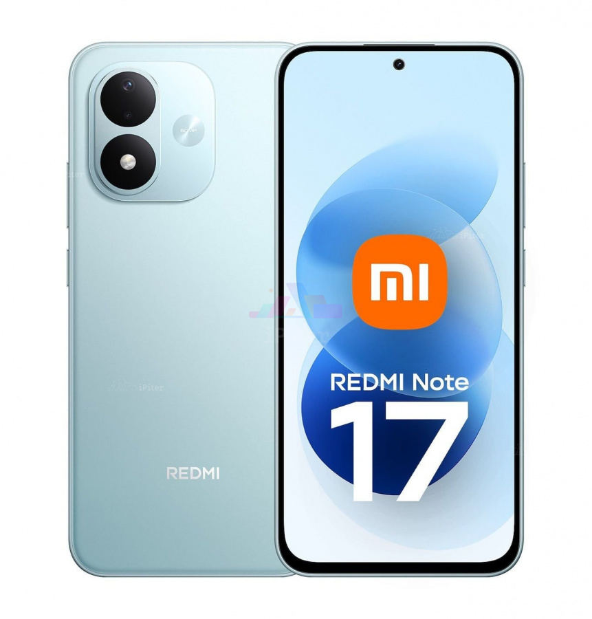 Фото Купить Смартфон Xiaomi Redmi Note 17 4G 6Gb/256Gb (Teal) Nano-Sim + Nano-Sim по низкой цене в
