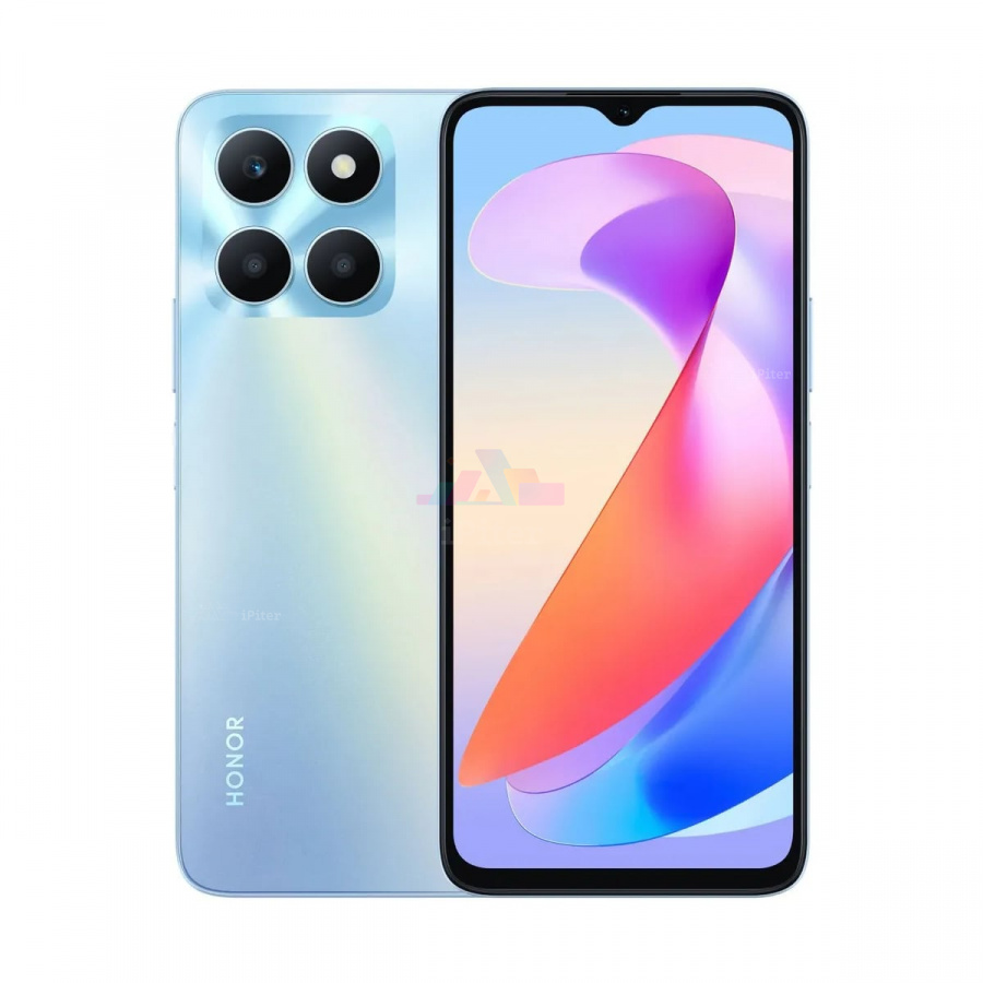 Фото Купить Смартфон Honor X6a 6Gb/128Gb (Голубой) Nano-Sim + Nano-Sim по низкой цене в
