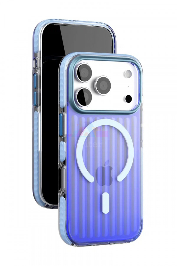 Фото Купить Чехол VLP Pulse case with MagSafe для iPhone 17 Pro (Синий) по низкой цене в