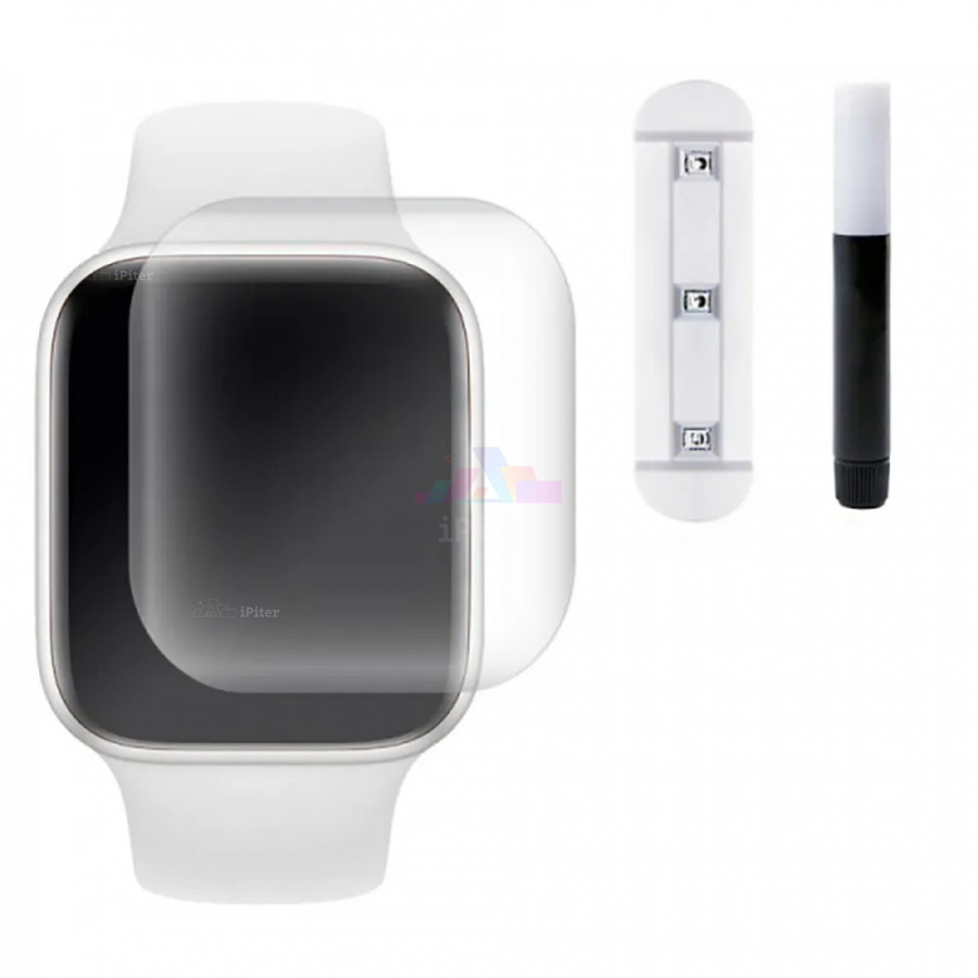 Фото Купить Защитное стекло для Apple Watch 44 mm CURVED GLASS по низкой цене в